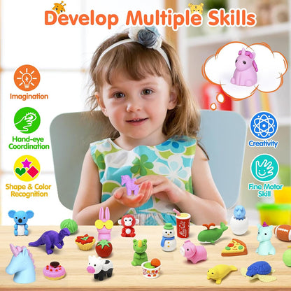 3D Animal Puzzle Erasers – Fun, Collect, & Learn