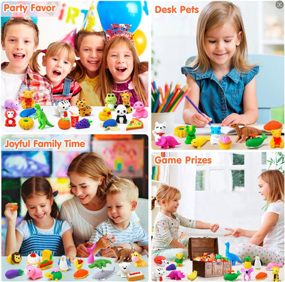 3D Animal Puzzle Erasers – Fun, Collect, & Learn